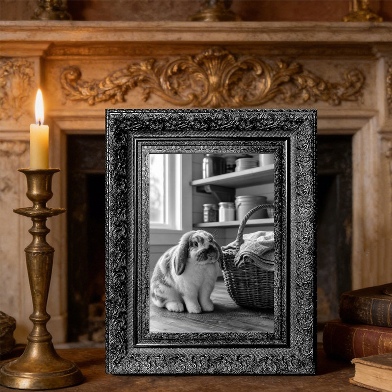 Cadre photo 5 "x 7" noir 1pc