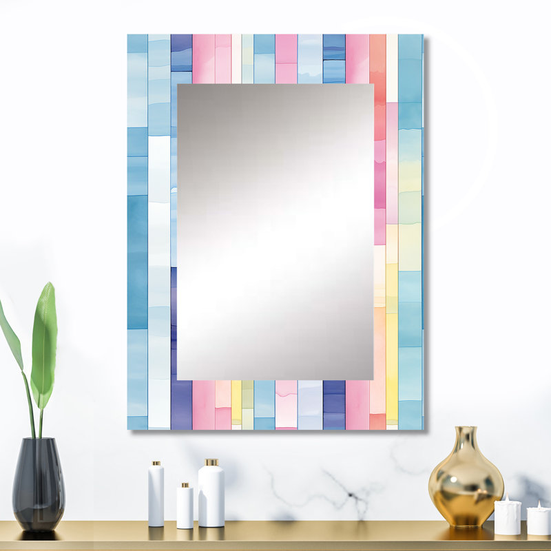 Chandabai Watercolor Dreams Pink, 32 po x 24 po