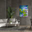  «Glitter Me Happy 1» par Dorothy Fagan, art mural sur toile, 40 po x 54 po