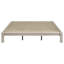Lit plateforme en bois blanc Gislen Eastern King facile à monter-1544241707-1544241709