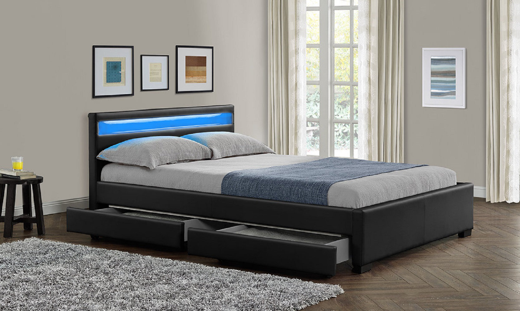 Ardella upholstered store bed frame