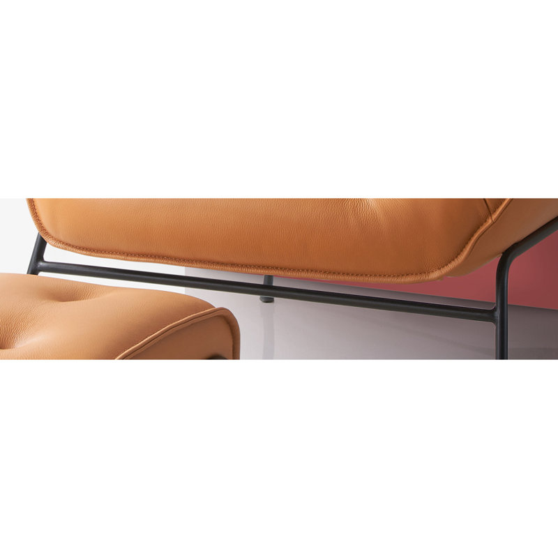 Fauteuil d'appoint et repose-pieds Modern, Grès