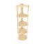 Bibliothèque standard en bois massif H 54,3 "x l 15,3" Abdirahin