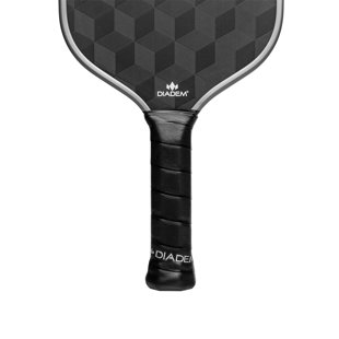 Diadem Unisex Edge 18K Speed Pro Pickleball Paddle - 10mm Honeycomb Core, Silver