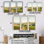 Vineyard Scenery Landscape Beauty II - ensemble d'art mural sur toile Vineyard-107765320-107765325