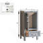 Meuble-lavabo autoportant simple avec tiroir
