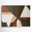 «Geometric Abstraction 95», art mural sur toile brune-1162365834