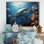 «Coral Sharks Ballet I» sur toile