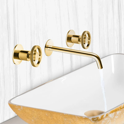 Country 3-Hole Luxury Bathroom Faucet