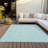 Machine Washable Indoor/Outdoor Chayden ACN1056 Mint Rug-1010450850