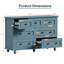 Commode rétro 7 tiroirs l 47,24 po-54560040