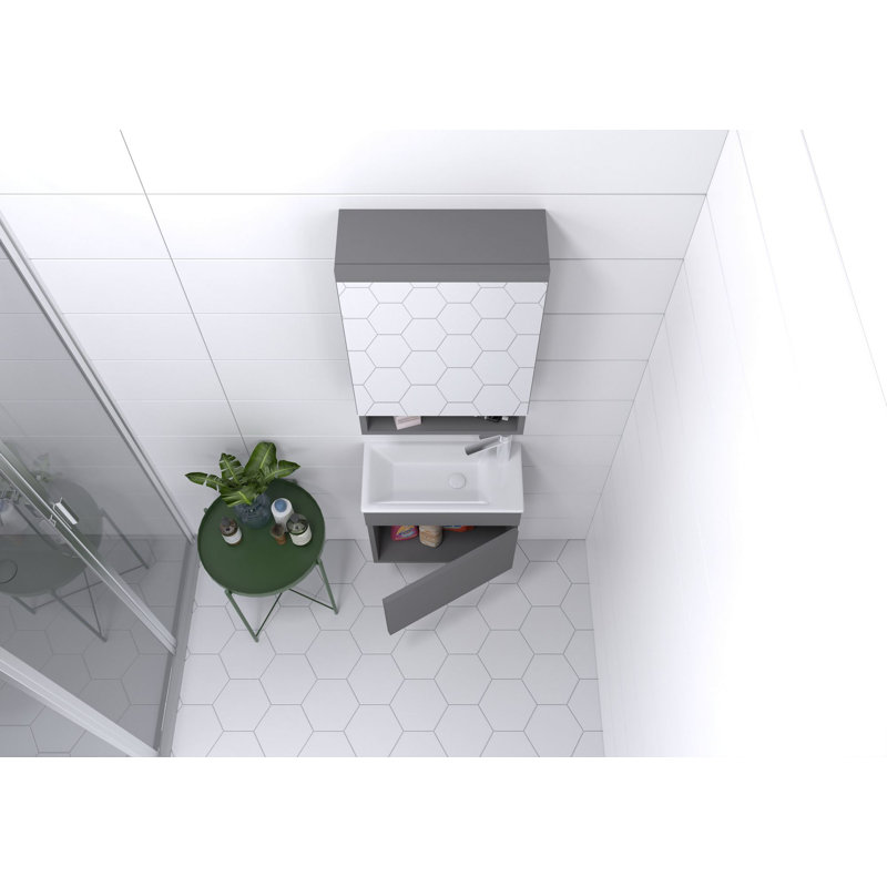 Bathroom Furniture Set (2 Pieces), White