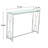 Downend 41'' Glass Top Console Table