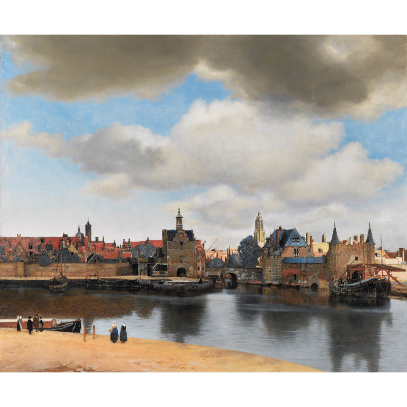 Johannes Vermeer - Wrapped Canvas Print, 31cm H x 46cm W