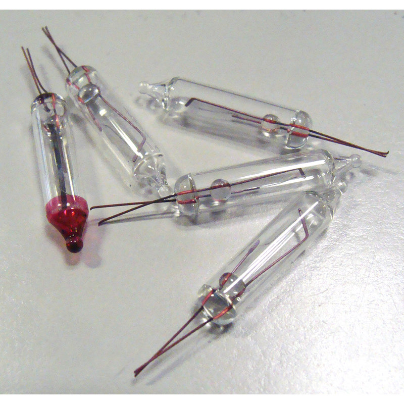 Mini ampoules de rechange transparentes pour Noël - 2,5 volts