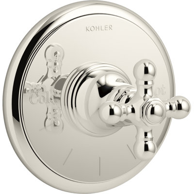 Kohler Artifacts Thermostatic Valve Trim with Cross Handle
