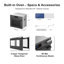 Four mural professionnel ROBAM de 30 po avec 3,6 pieds cubes, double convection, 19 modes de cuisson,