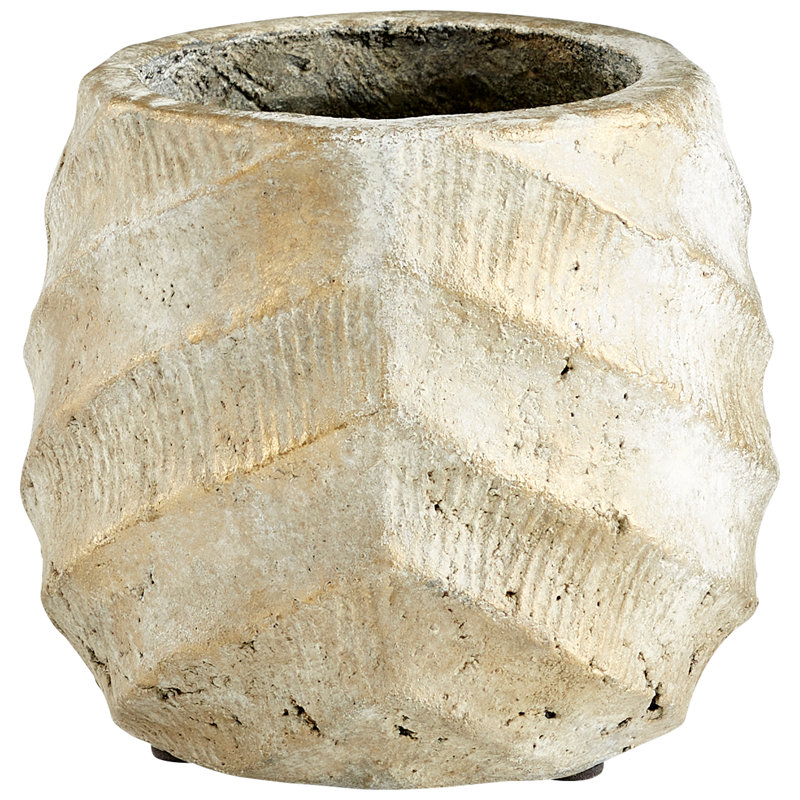 Cache Ceramic Pot Planter, 5.75" H x 6.5" W x 6.5" D