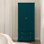 Armoire-penderie autoportante en bois avec 2 tiroirs