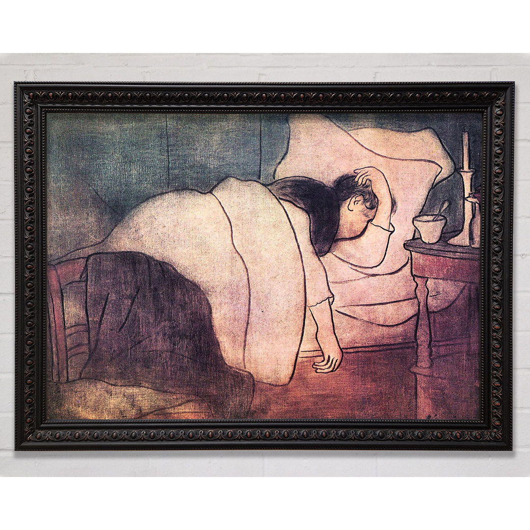 Joseph Rippl-Ronai Dame im Bett - Druck