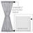 Sawyer Mill 100% Cotton Semi Sheer Single Curtain Panel
