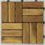 Carreau de terrasse en bois teck 12 "x 12"