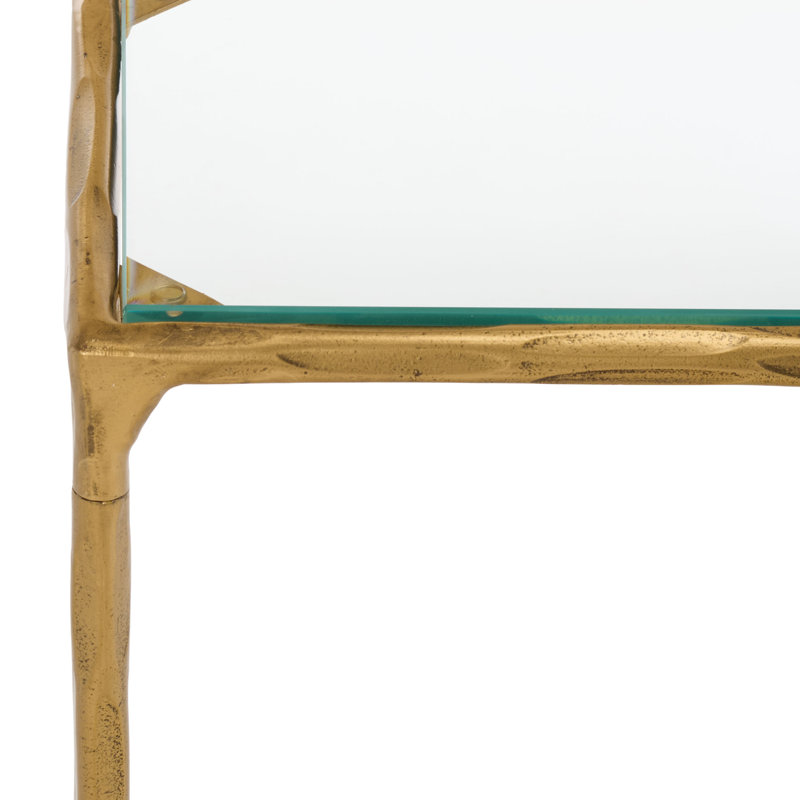 Isabellina Console Table, Brass