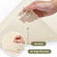 Doublures de tiroir de tablette pour armoires de cuisine, doublure de tiroir non adhésive, doublure de réfrigérateur épaisse quadrilobe blanc pour boîte à outils, 11,8 x 236,2 po