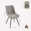45.5cm H Velvet Upholstered Side Chair-104471205