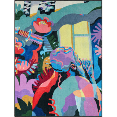 Well Woven x Misha Tyutyunik The Sunday Jungle Collection Home Abstract Multi Area Rug