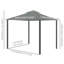 2.96 M X 2.96 M Metal Pop-Up Gazebo