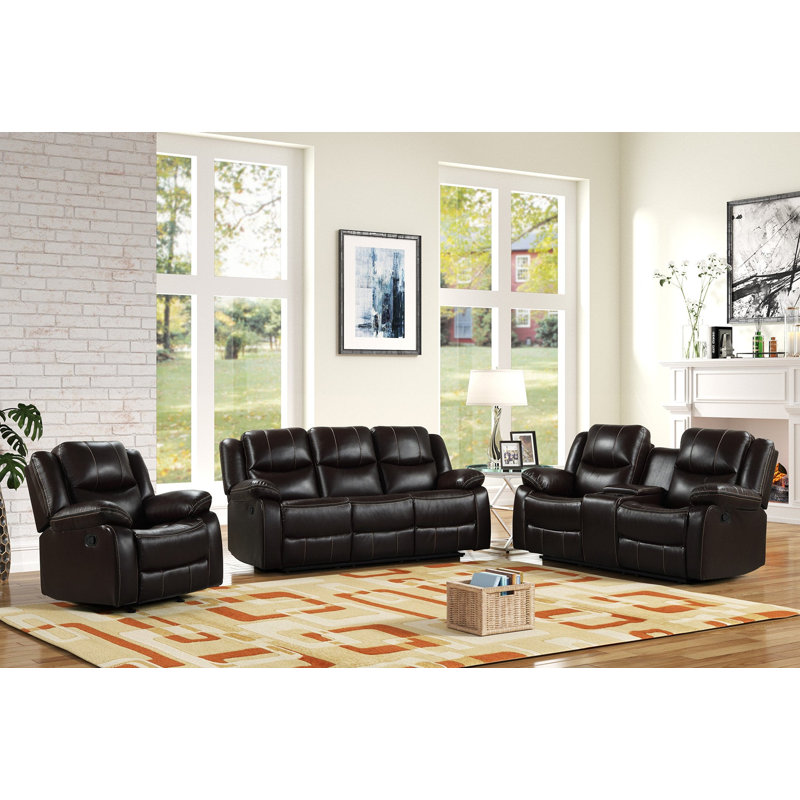 Ensemble de salon inclinable 3 pièces Byrin