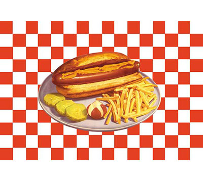 « hot dog », impression