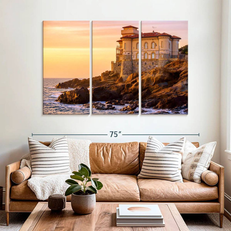 Lilie Boccale Castle, 42" H x 65" W