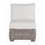 Fauteuil de chambre modulaire d'extérieur en résine tressée rustique N-Dura-607864354-600847749-607864382