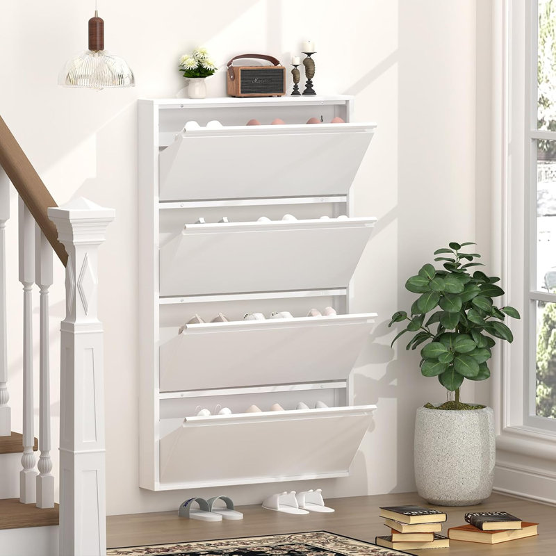 Wall Mounted Metal Shoe Rack