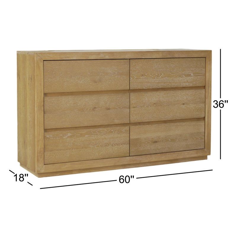 Dillard Six Drawer Dresser