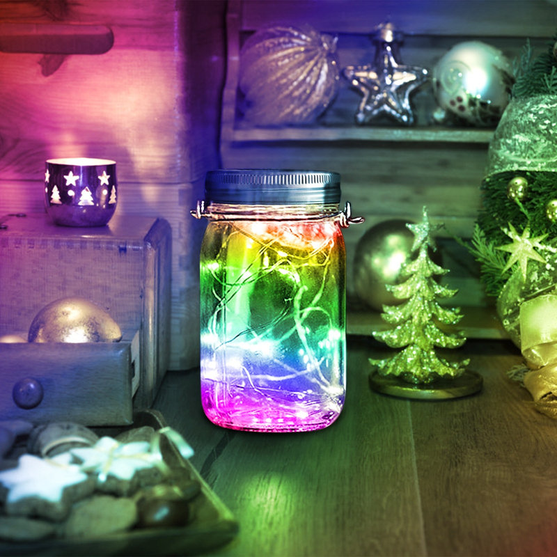 Tahlib 20 - Bulb 2.76 in. Solar Powered Fairy Lights