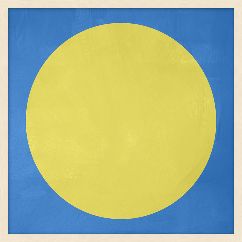 Lillian August " Oblique " by Lillian August, Blue/Yellow