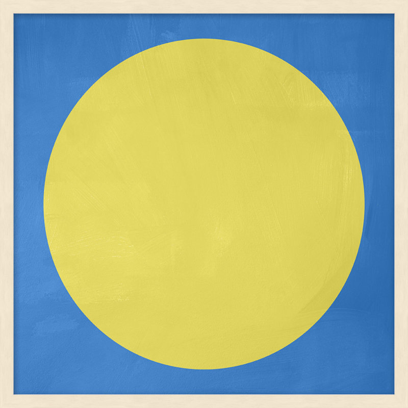Oblique 2, Bleu/jaune