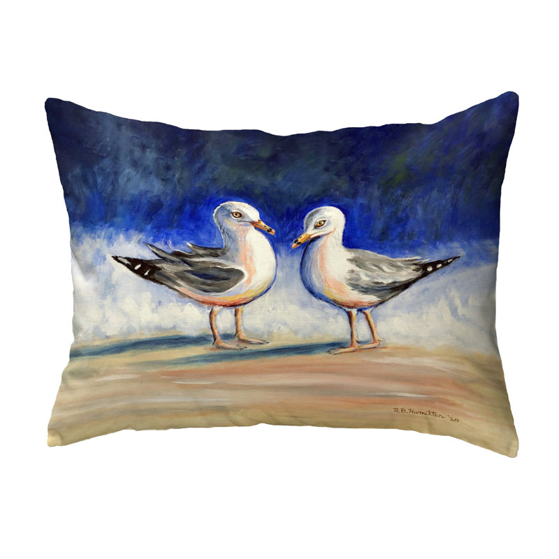 Outdoor Reversible Throw Pillow
