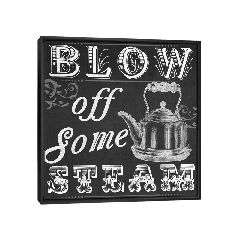 «Kitchen Sass I», affiche vintage sur toile, H 18 po x l 18 po x P 1,5 po, Toile encadrée noire, Pas de tapis