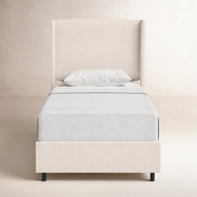 Tilly Upholstered Wingback Bed