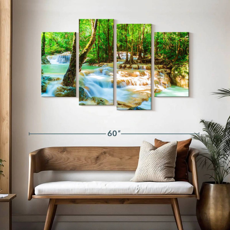 Cascade Alvord Majestic Erawan, H 32 po x l 52 po