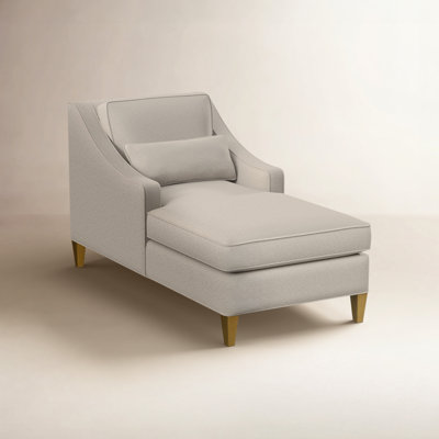Cotton Upholstered Chaise Lounge