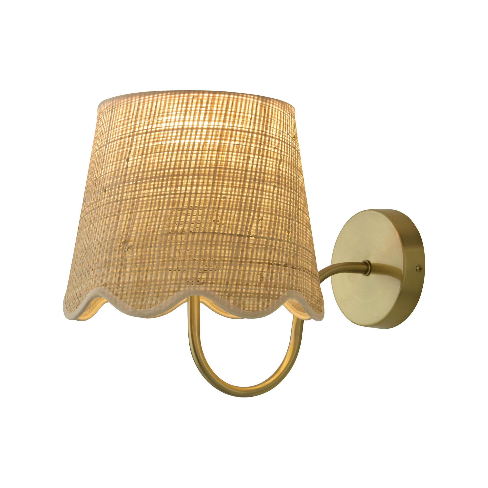 Dashiyah 1-Light Dimmable Swing Arm Wall Sconce, Gold