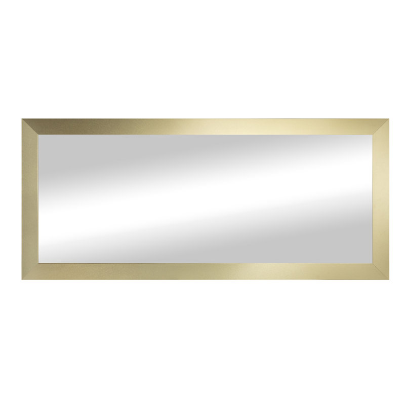 Wesleyville Engineered Wood Flat Wall Mirror, 38.5" H x 71.5" W