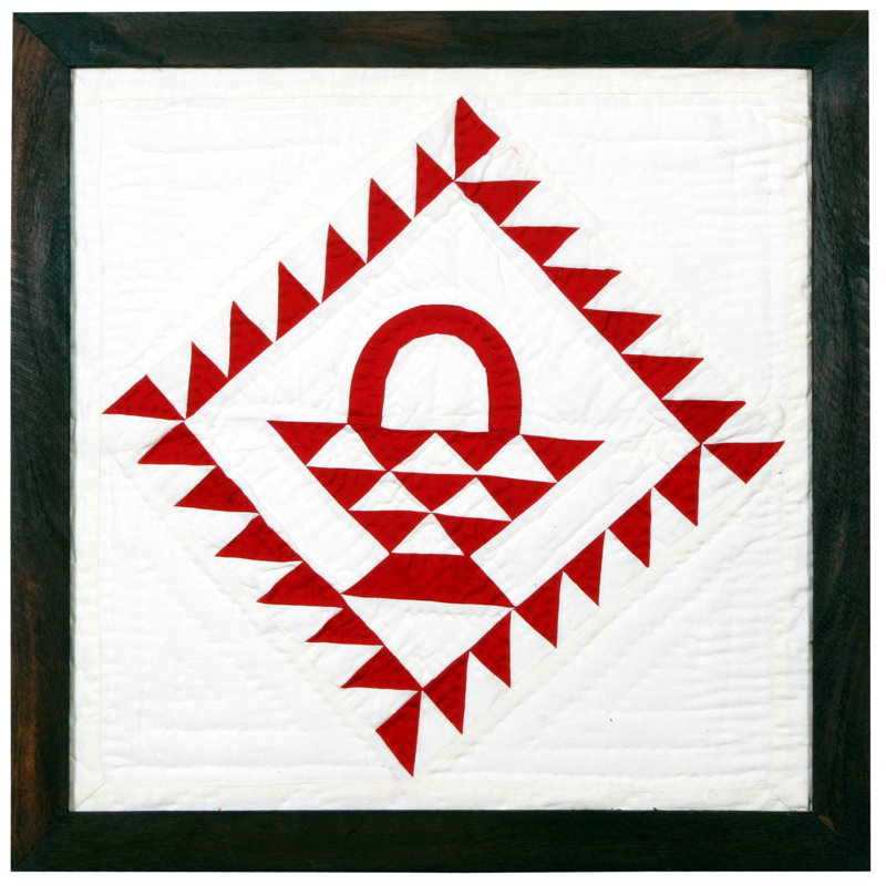 Washington Abstract Wall Decor, Red/White