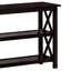 Console profonde avec 2 tablettes