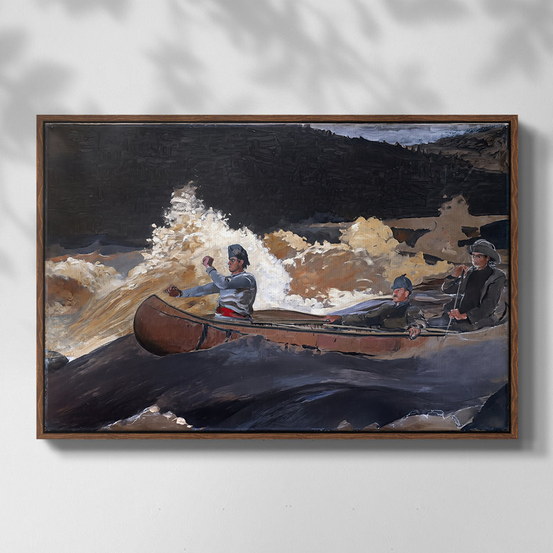 Bateaux de pêche, Key West, 1903 - Winslow Homer, toile tendue avec châssis, 26 x 40, Naturel